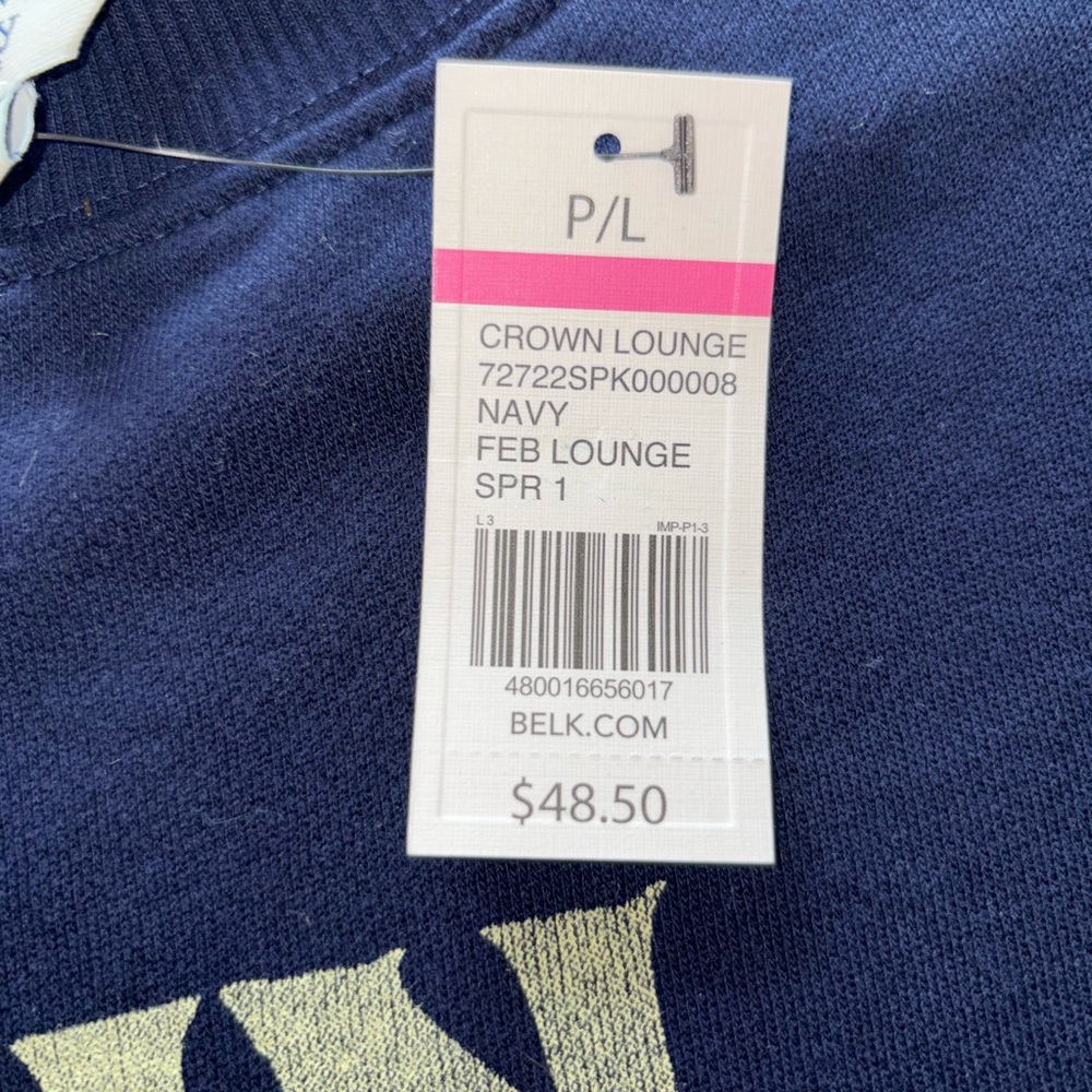 Crown & Ivy Blue Women’s Sweatshirt - Picture 6 of 7